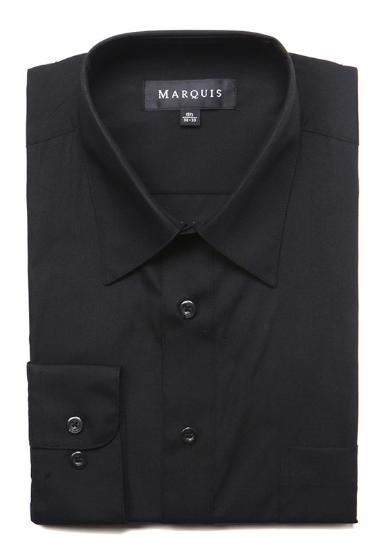 Marquis Dress Shirt MarQuis 009 Regular Fit Black