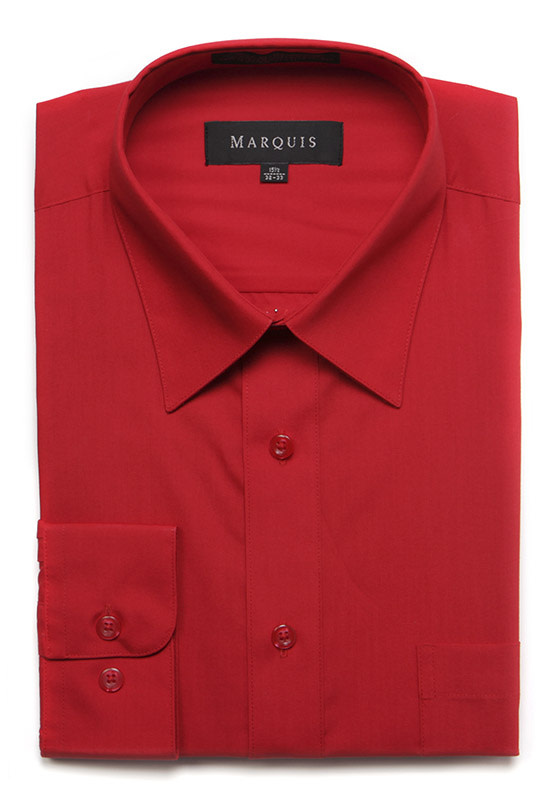 Marquis Dress Shirt MarQuis 009 Regular Fit Red