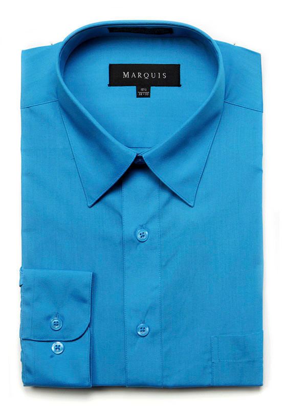 Marquis Dress Shirt MarQuis 009 Regular Fit Caribbean Blue