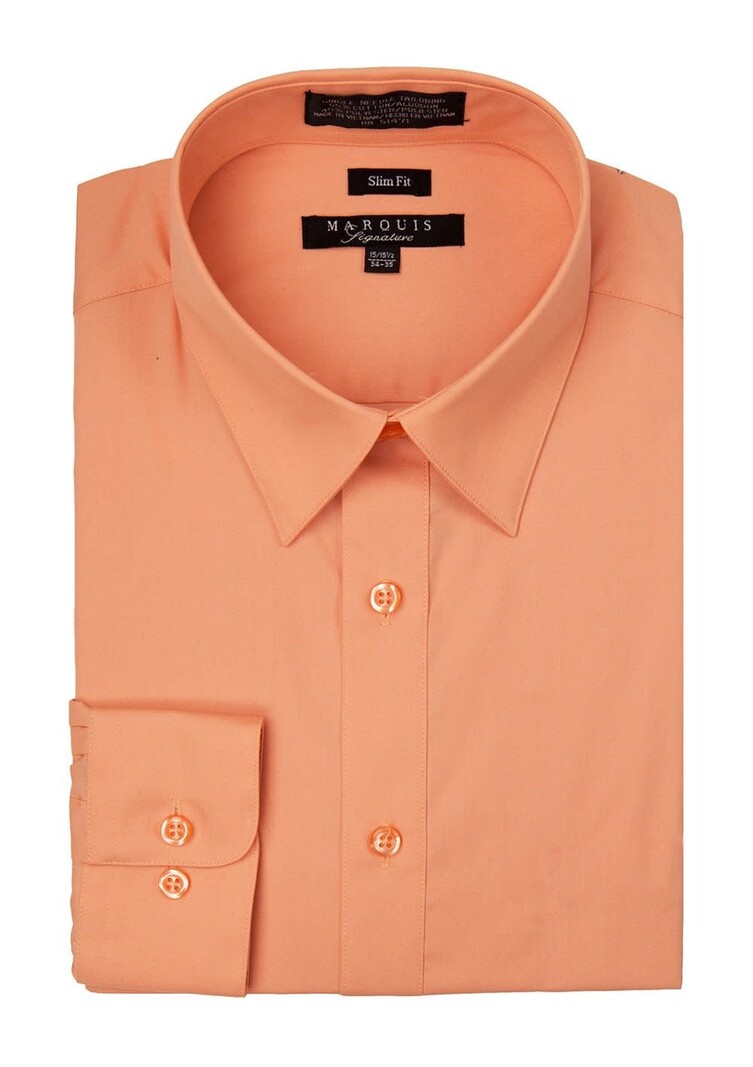 Marquis Dress Shirt MarQuis 009sl Slim Fit Apricot