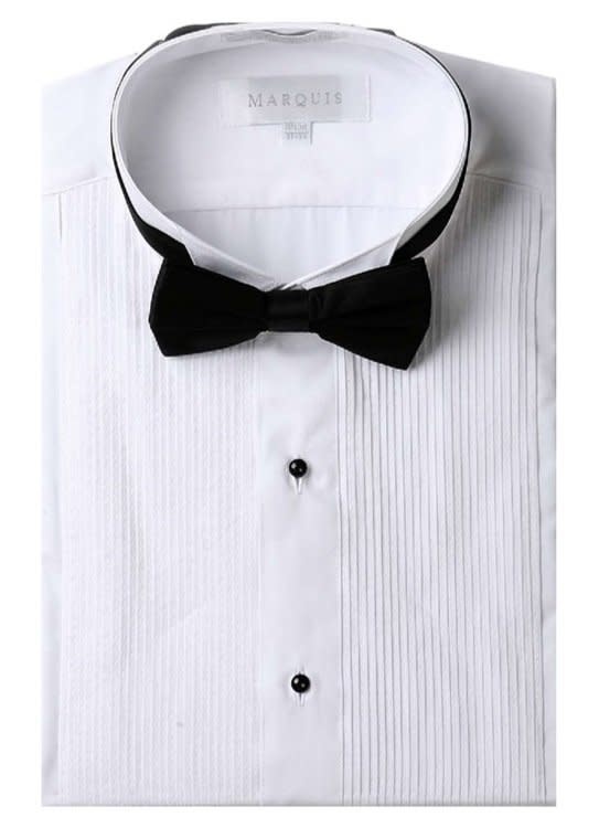 Marquis Tuxedo Dress Shirt 1007T Regular Fit Pleated White