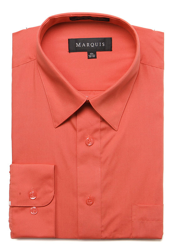 Marquis Dress Shirt MarQuis 009 Regular Fit Salmon