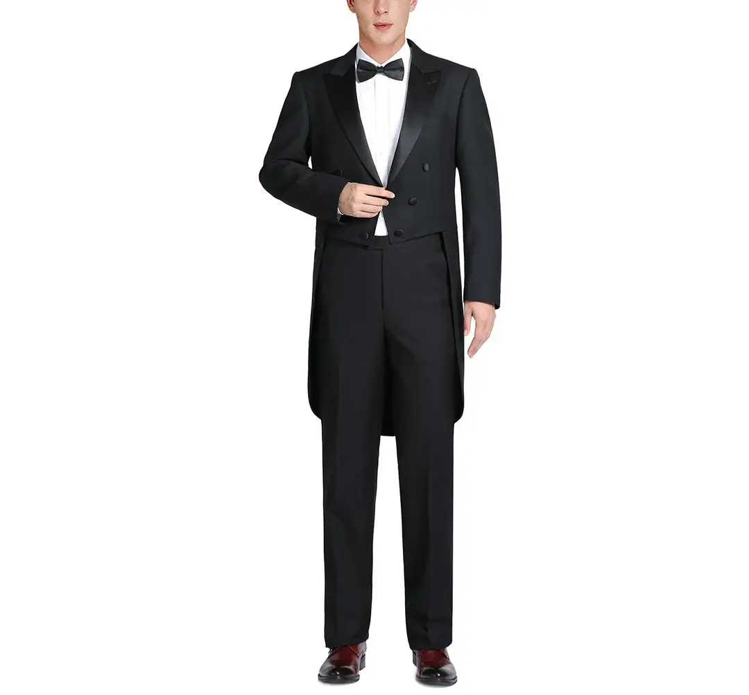 Renoir Novara Tux  Tail Tuxedo 201-1FD Peak Lapel