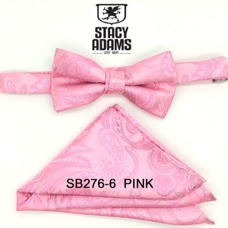 Stacy Adams Bow Tie Paisley SB276- 06 Pink