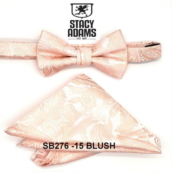 Stacy Adams Bow Tie Paisley SB276- 15 Blush