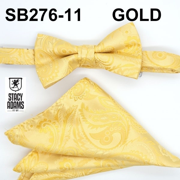 Stacy Adams Bow Tie Paisley SB276- 11 Gold