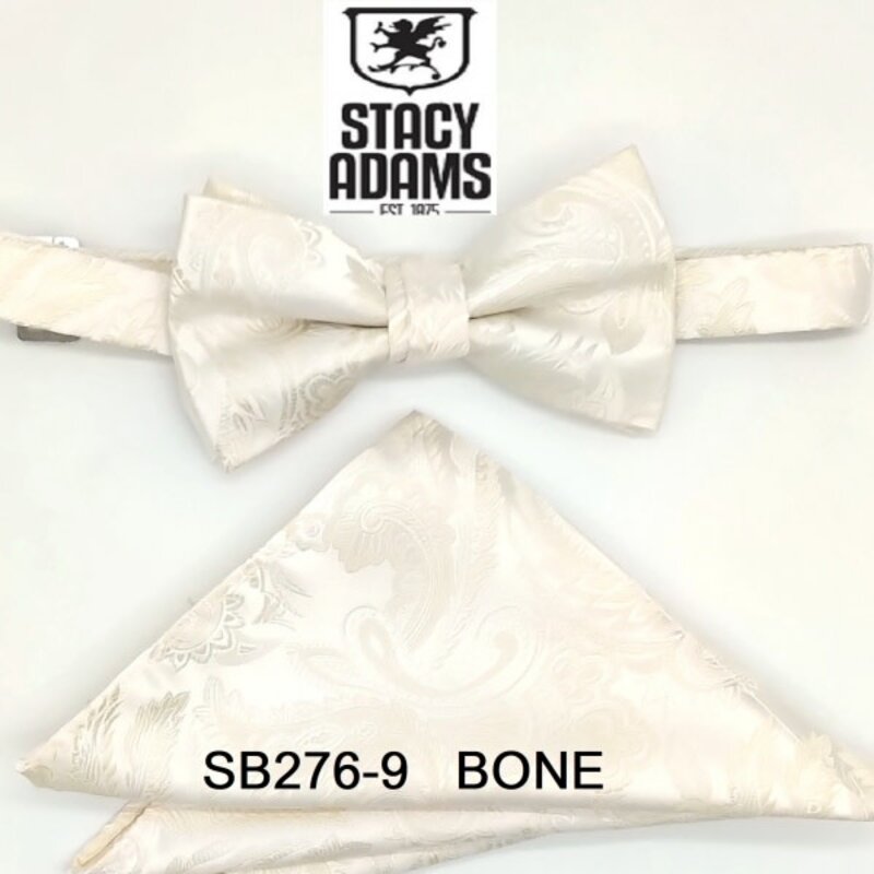 Stacy Adams Bow Tie Paisley SB276- 09 Bone