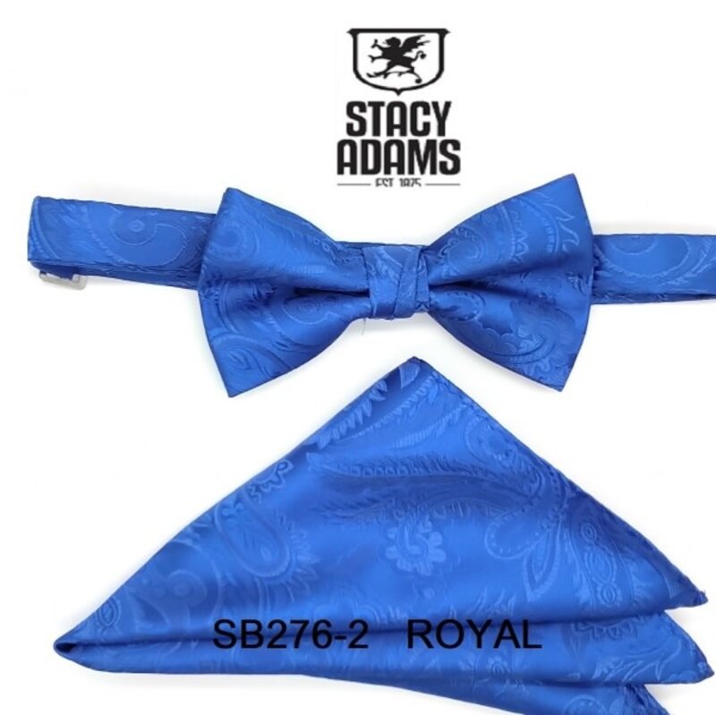 Stacy Adams Bow Tie Paisley SB276- 02 Royal