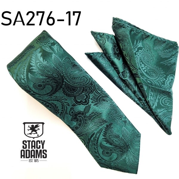 Stacy Adams Tie Stacy Adams Reg Paz sa276-17 Hunter Green