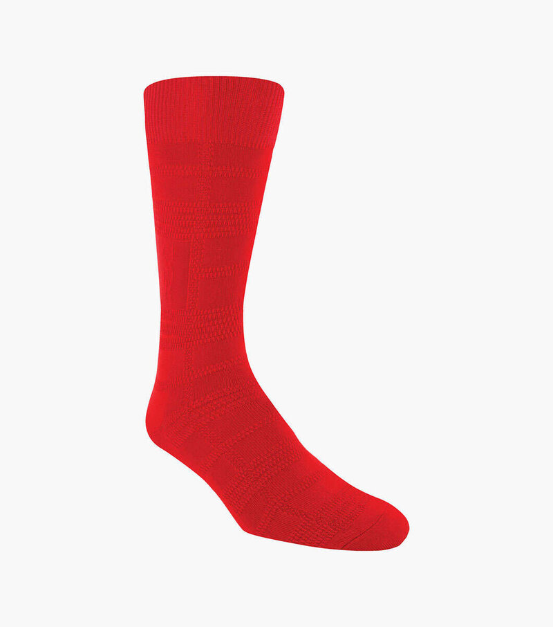 Stacy Adams Socks Stacy Adams Logo Gemstone gem101 F Red-6