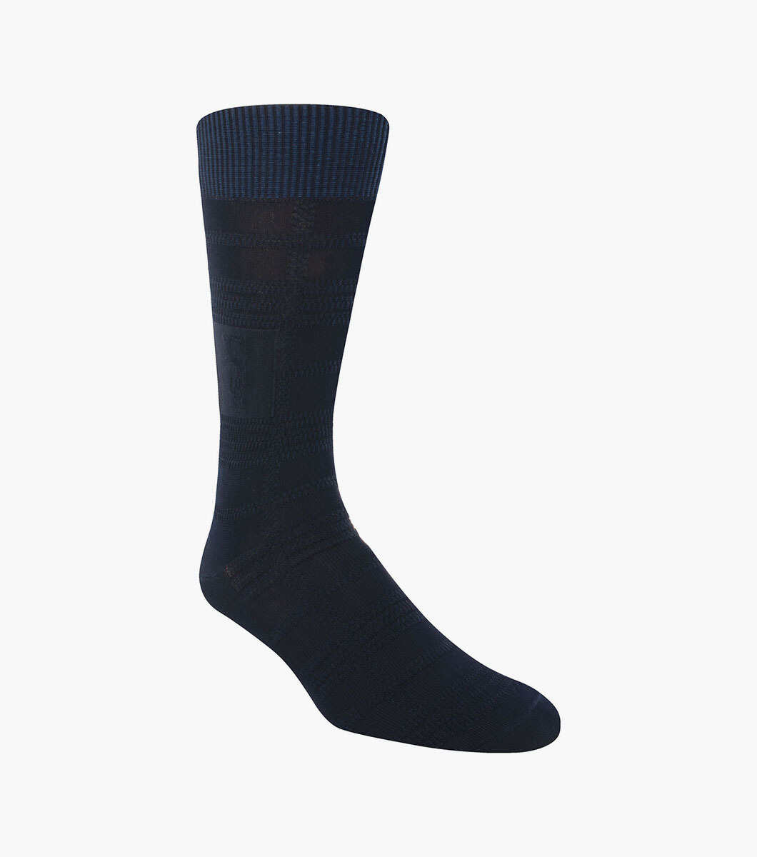 Stacy Adams Socks Stacy Adams Logo Gemstone gem101 Navy-2