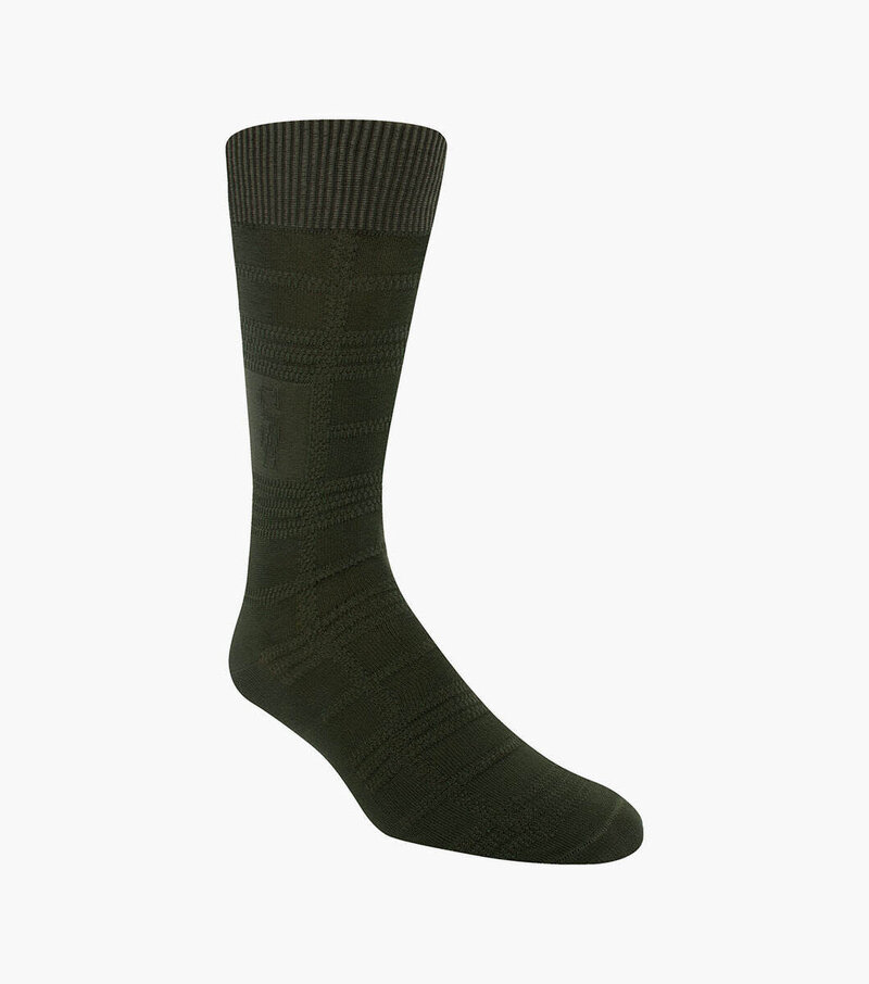 Stacy Adams Socks Stacy Adams Logo Gemstone gem101 Olive-15