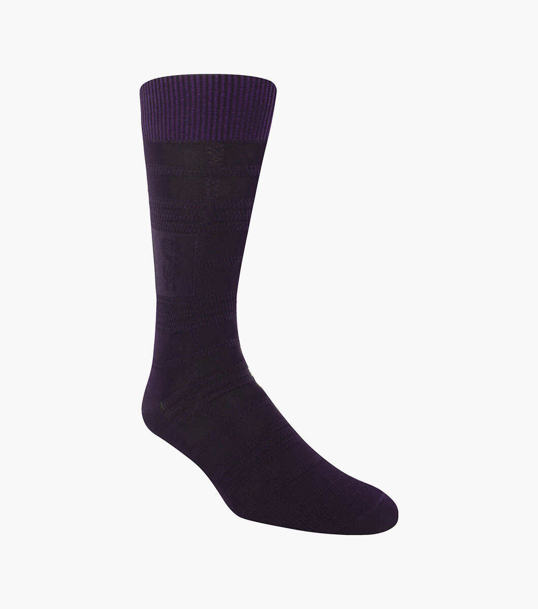 Stacy Adams Socks Stacy Adams Logo Gemstone gem101 Plum/Purple-18