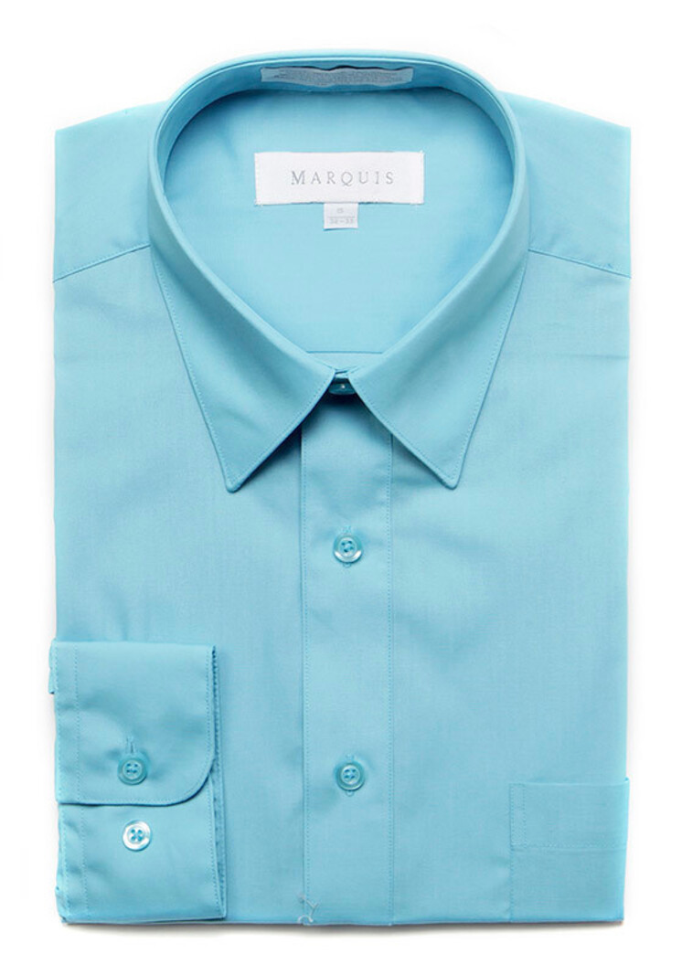 Marquis Dress Shirt MarQuis 009 Regular Fit Turquoise