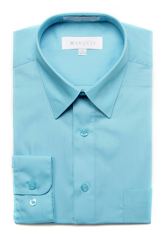 Marquis Dress Shirt MarQuis 009 Regular Fit Turquoise