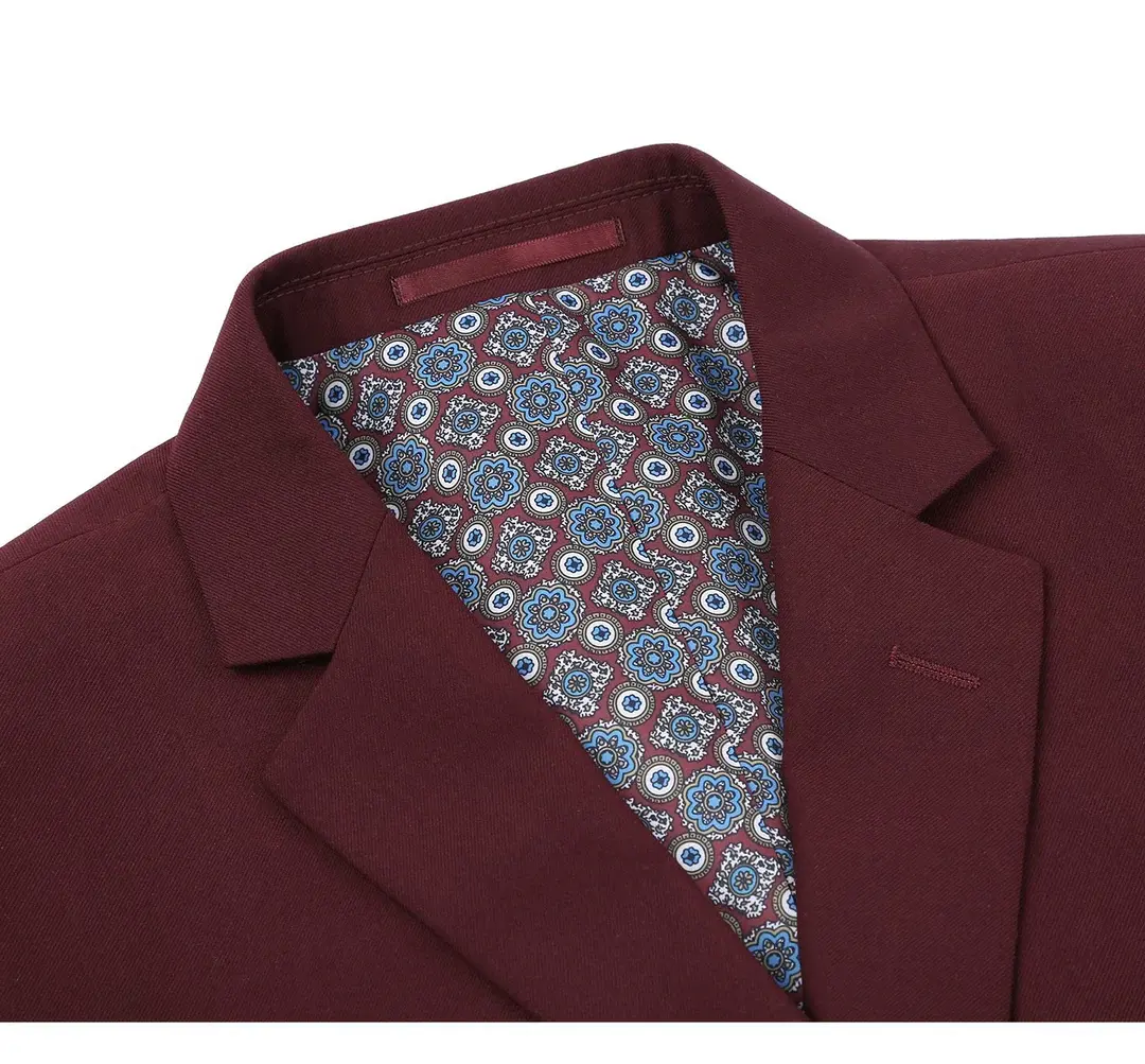Renoir Novara Suit Renoir ClassicFit 201-8 Burgundy