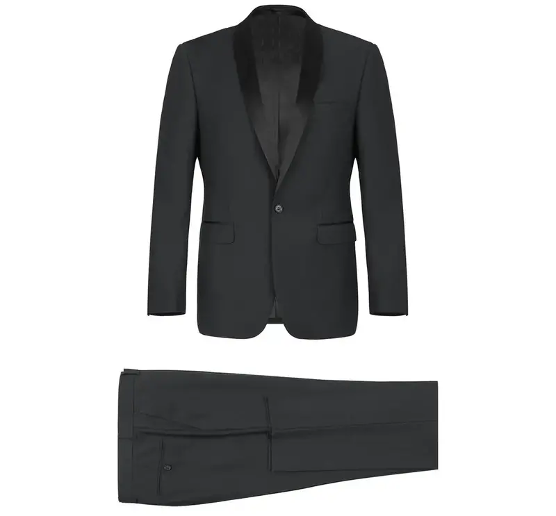 Renoir Novara Tux Shawl Lapel 201-1 Black