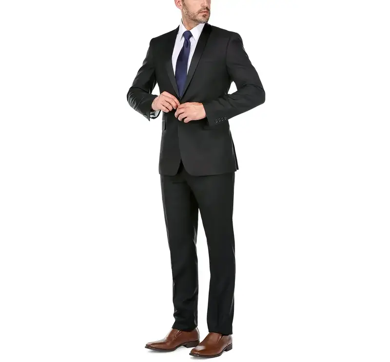 Renoir Novara Tux Shawl Lapel 201-1 Black