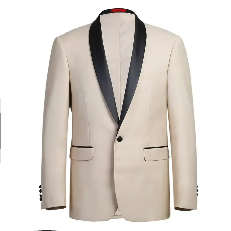 Renoir Novara Tux Shawl Lapel 201-3 Beige