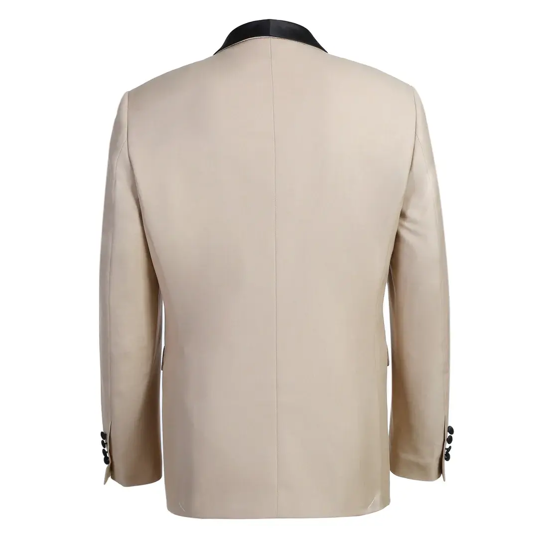 Renoir Novara Tux Shawl Lapel 201-3 Beige