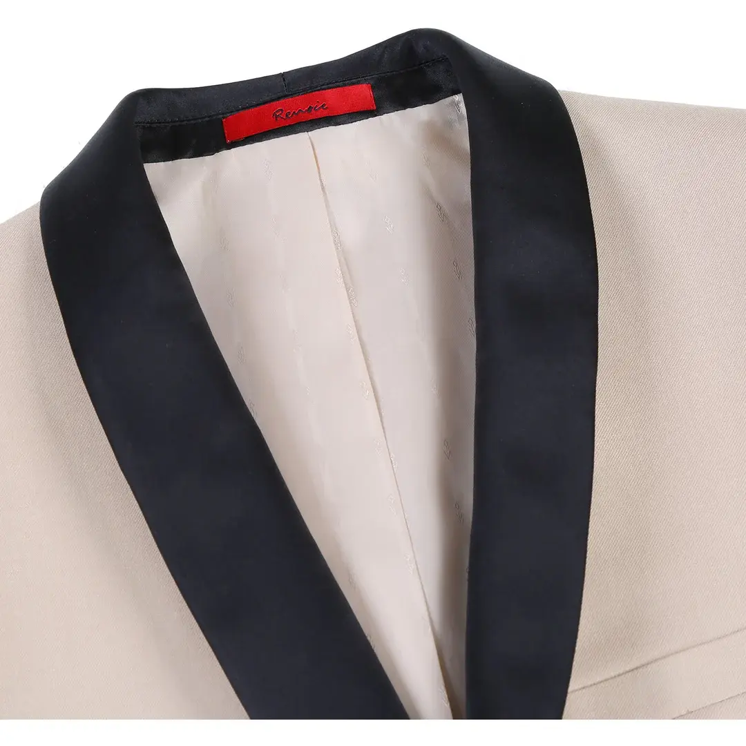 Renoir Novara Tux Shawl Lapel 201-3 Beige