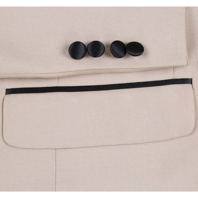 Renoir Novara Tux Shawl Lapel 201-3 Beige