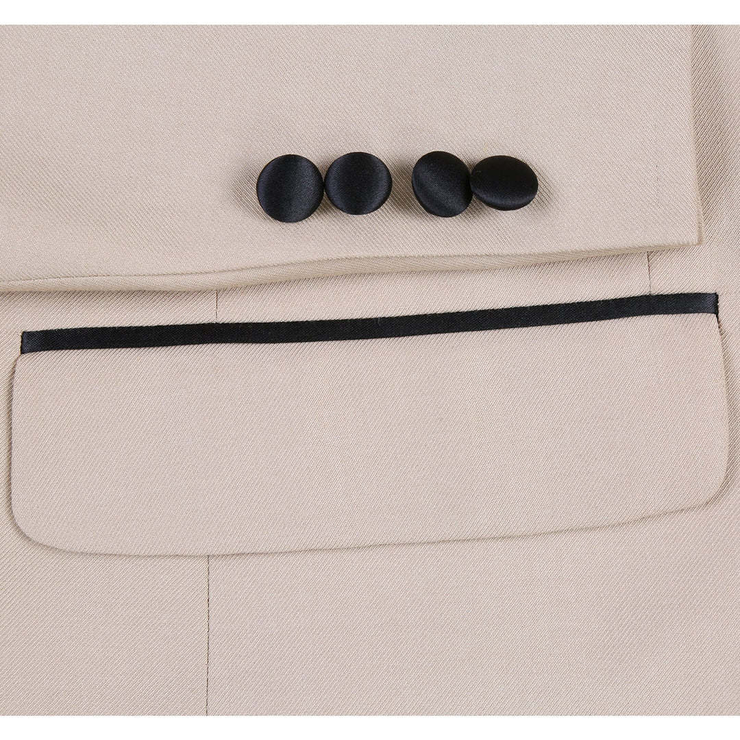 Renoir Novara Tux Shawl Lapel 201-3 Beige