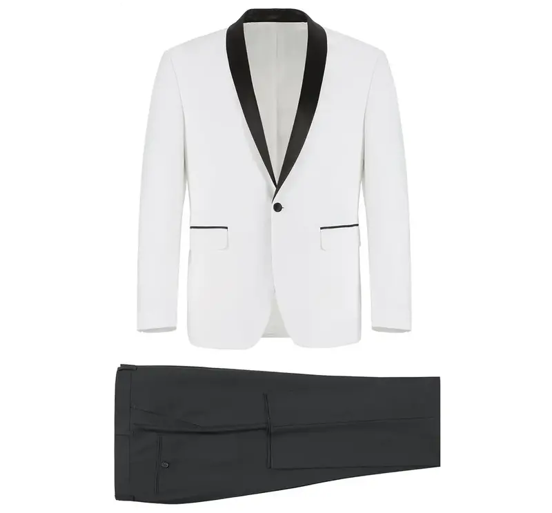 Renoir Novara Tux Shawl Lapel 201-16 White