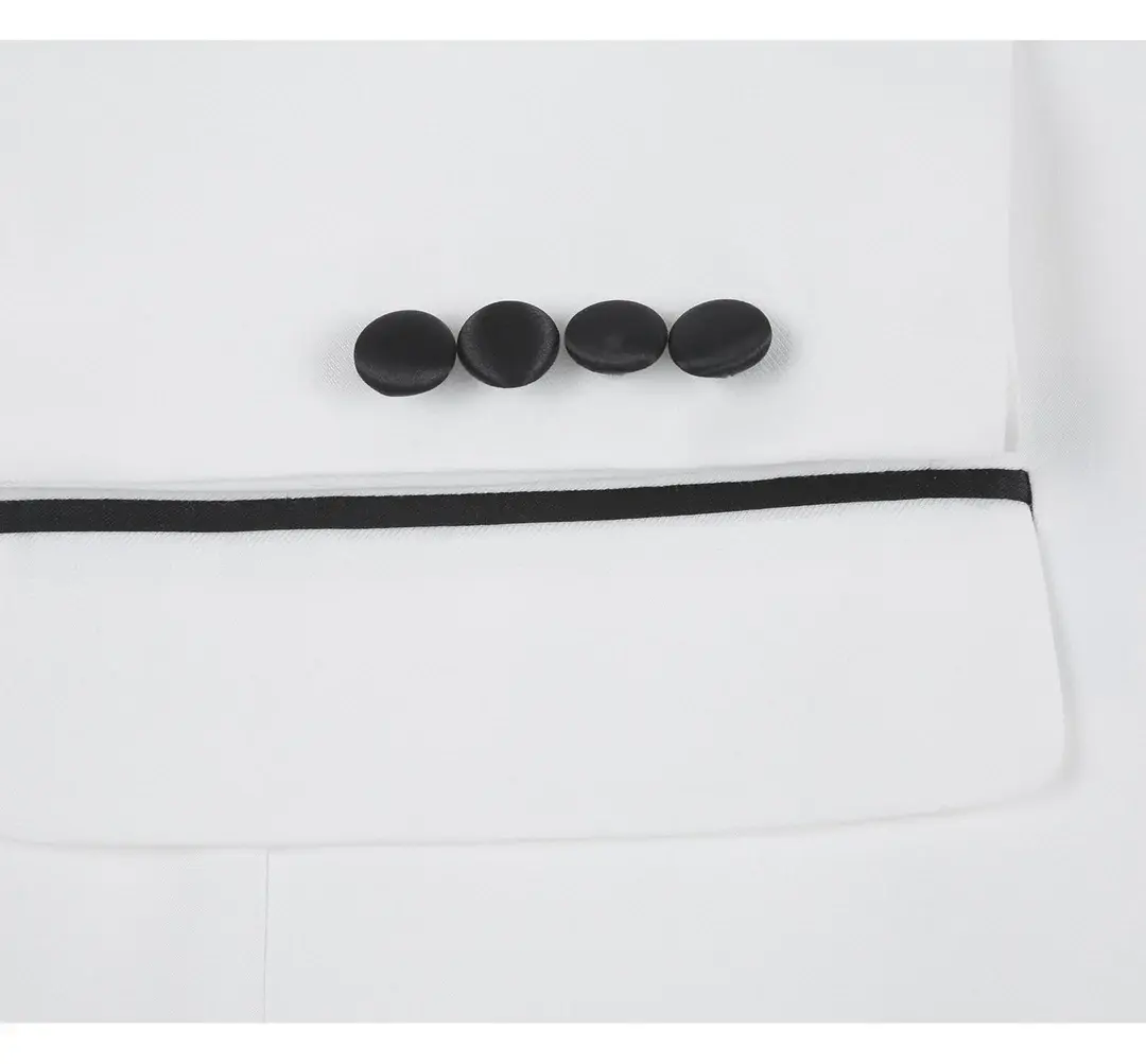 Renoir Novara Tux Shawl Lapel 201-16 White