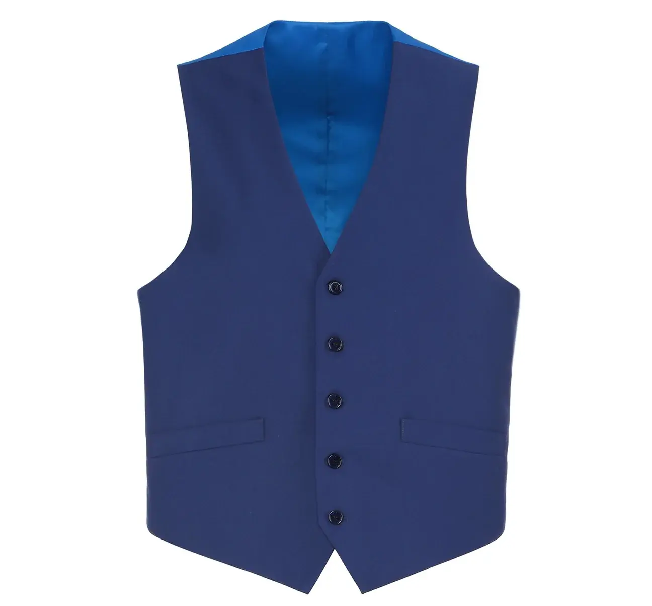 Renoir Novara Vest Renoir Fabric 201-20 Royal Blue