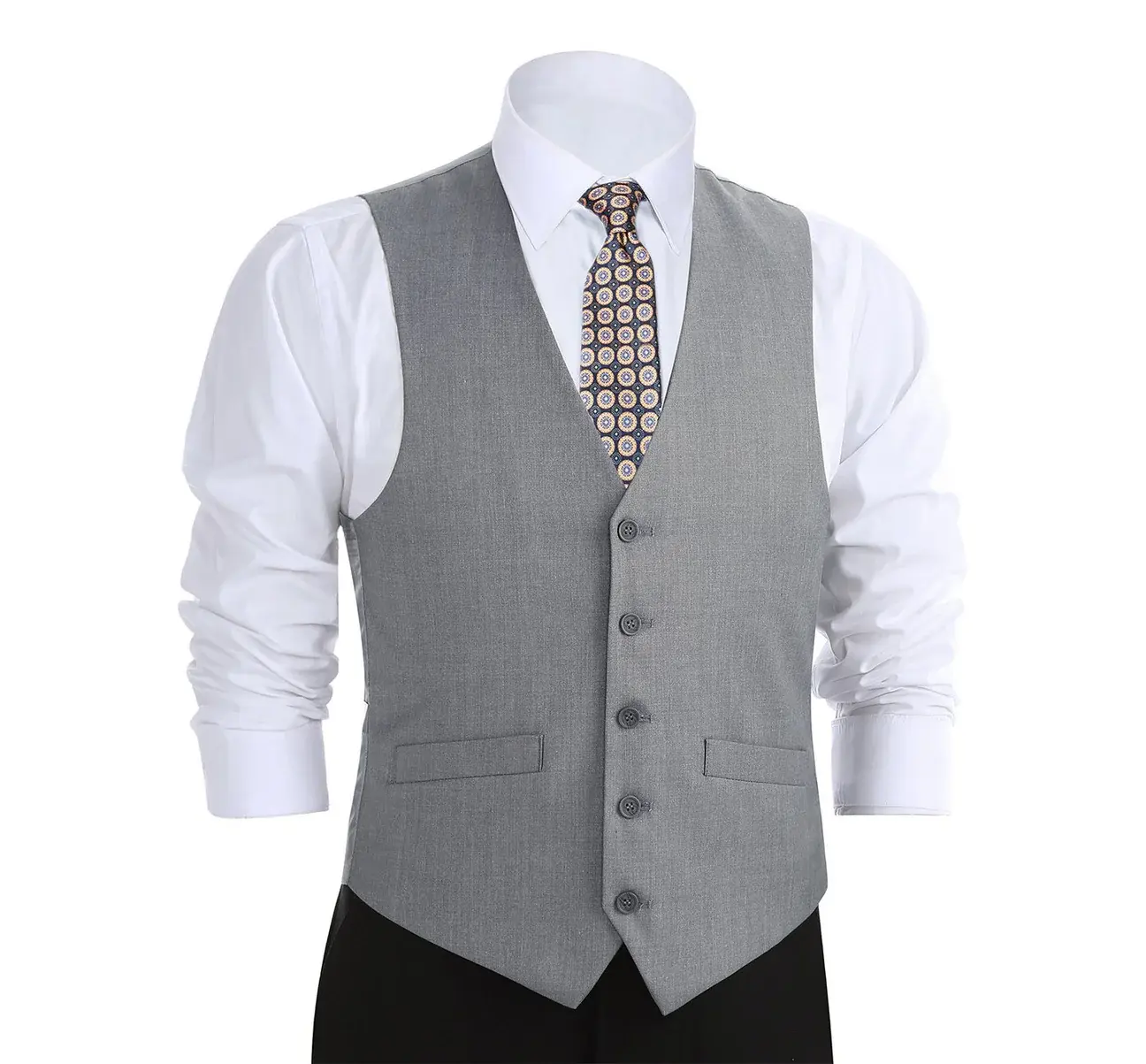 Renoir Novara Vest Renoir Fabric 202-2 Grey