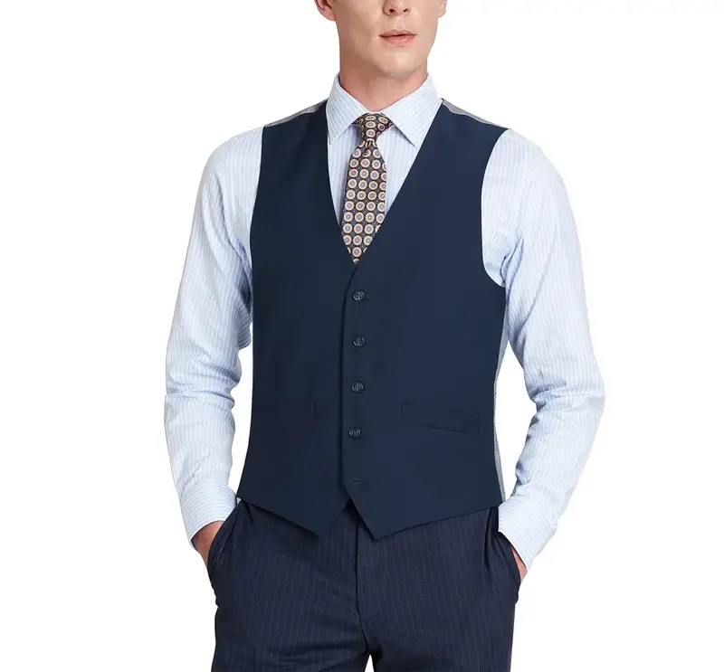 Renoir Novara Vest Renoir Fabric 201-19 Navy