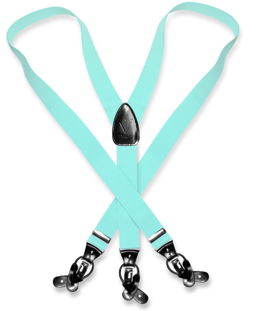 Vesuvio Napoli Suspenders 1.35" Solid Reg.