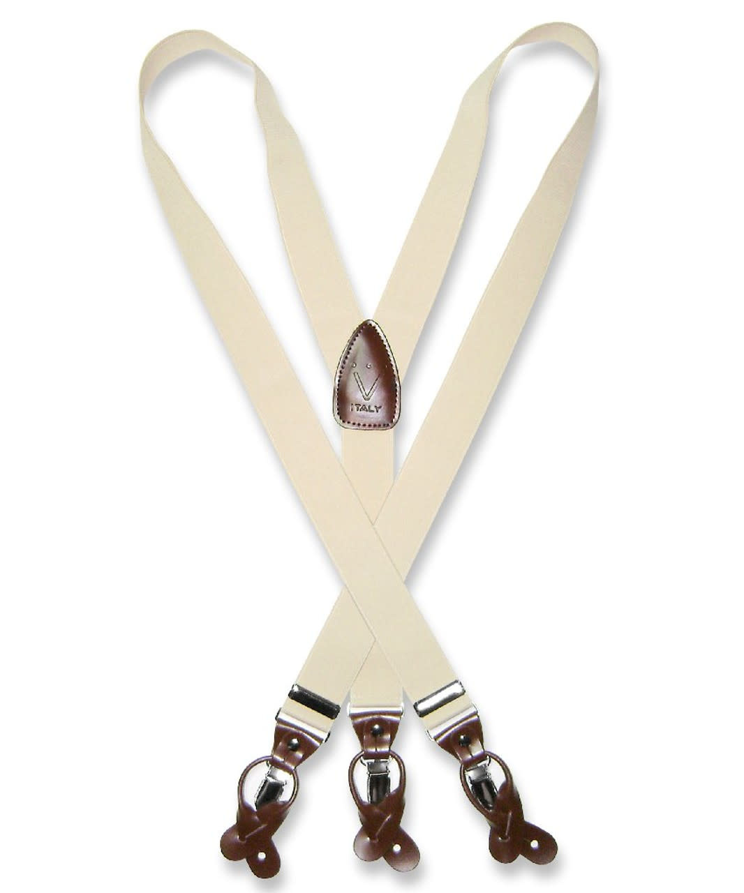 Vesuvio Napoli Suspenders 1.35" Solid Reg.