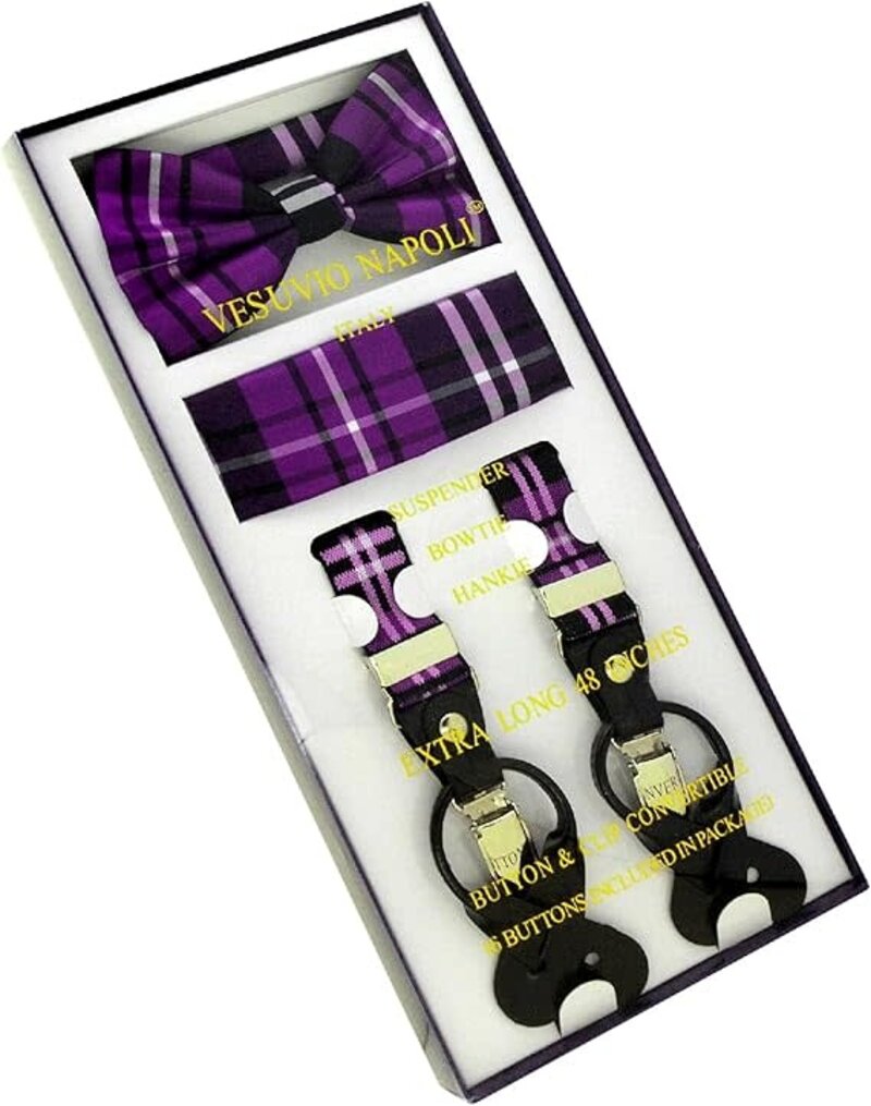 Vesuvio Napoli Suspenders 1" Combo Set Design