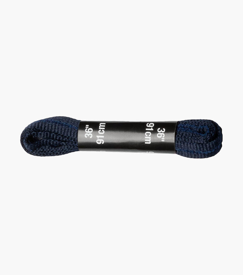 Florsheim Florsheim Shoe Laces  Navy Grey Flat 36"