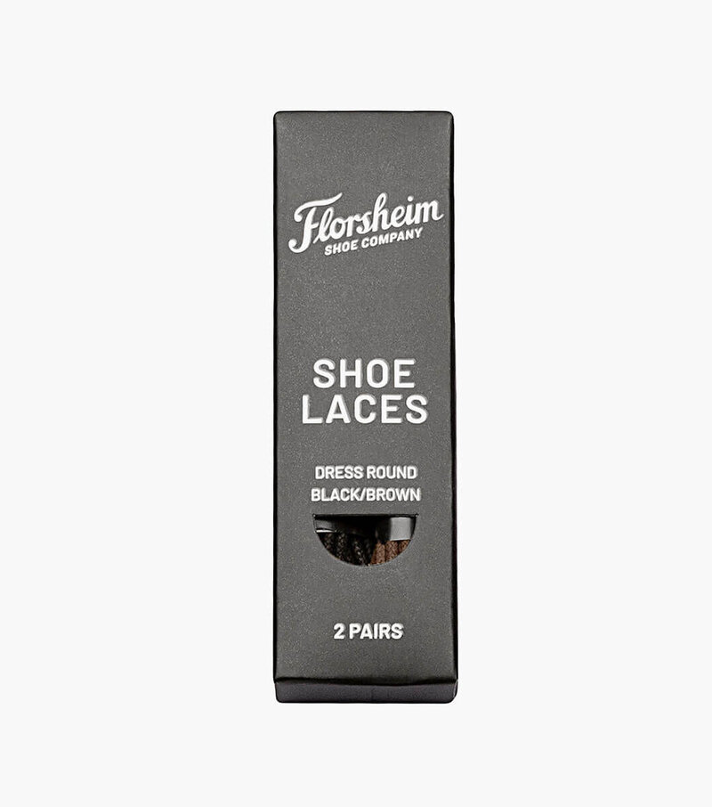 Florsheim Florsheim Shoe Laces  Black/ Brown Round 32"