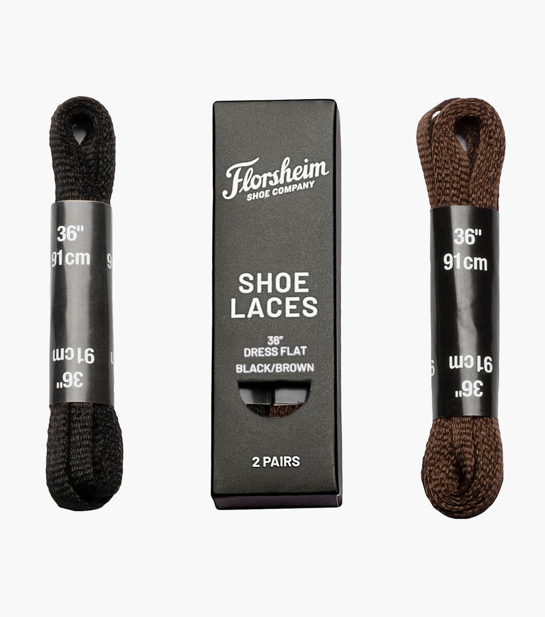 Florsheim Florsheim Shoe Laces  Black/ Brown Flat 36"