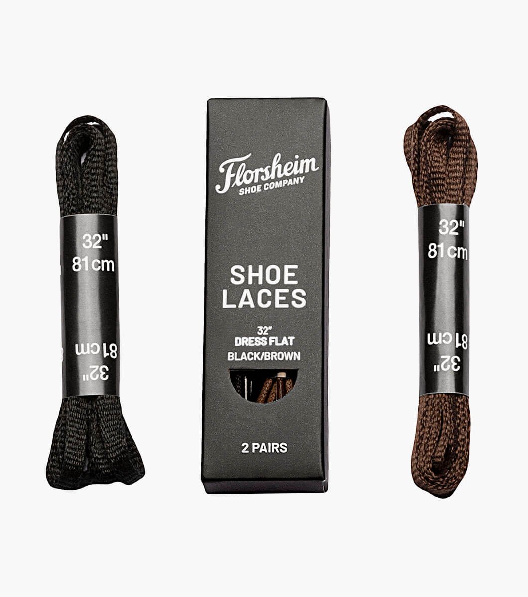 Florsheim Florsheim Shoe Laces  Black/ Brown Flat 32"