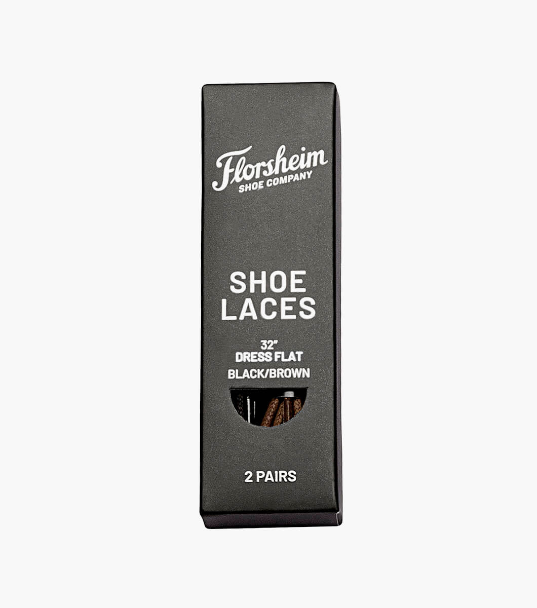Florsheim Florsheim Shoe Laces  Black/ Brown Flat 32"