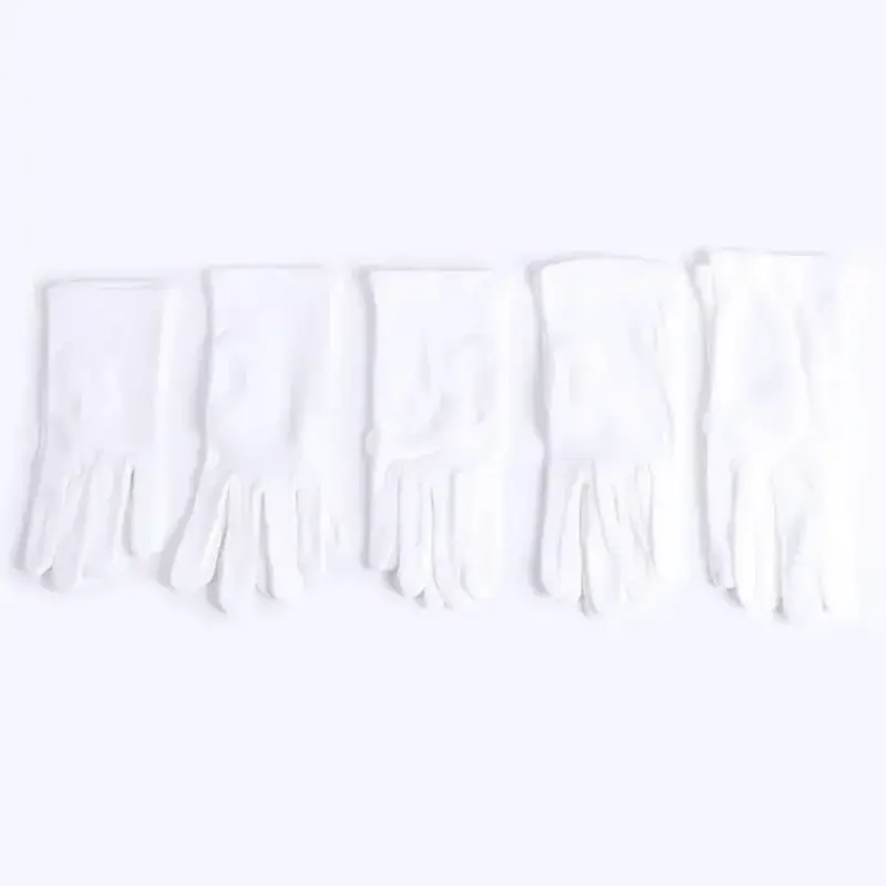 Gloves White Solid