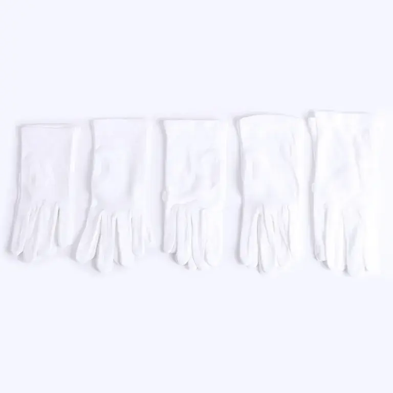 Gloves White Solid