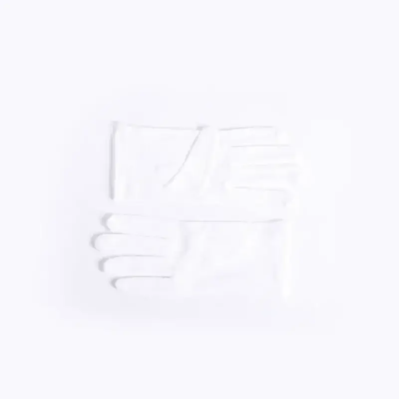 Gloves White Solid