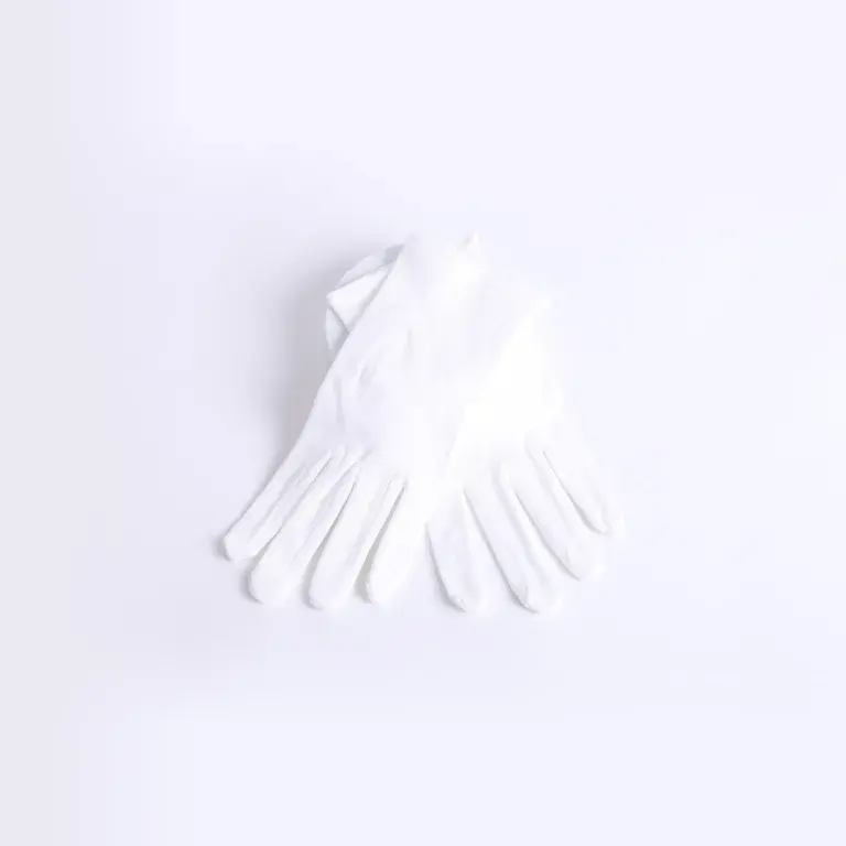 Gloves White Solid