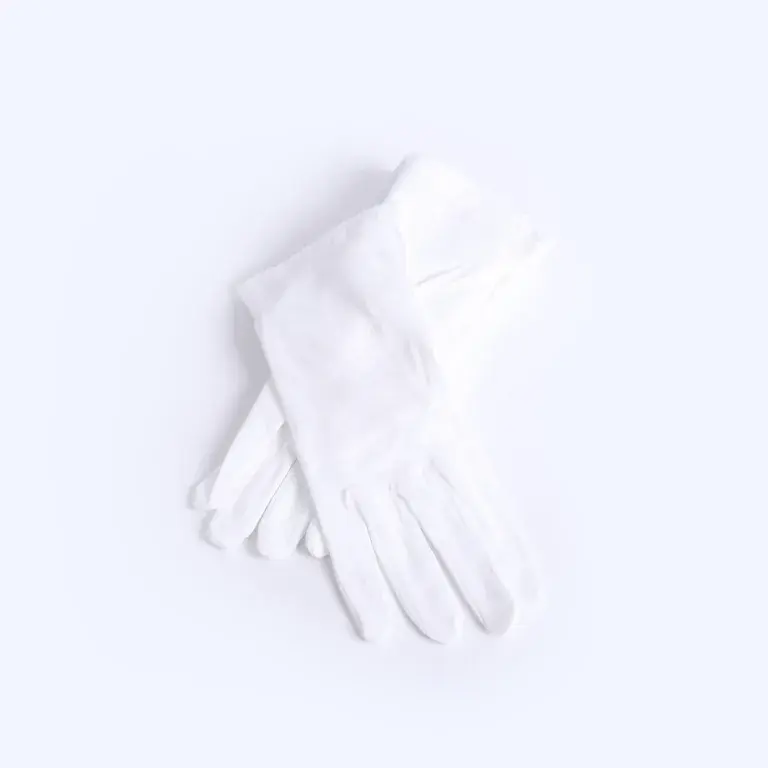 Gloves White Solid