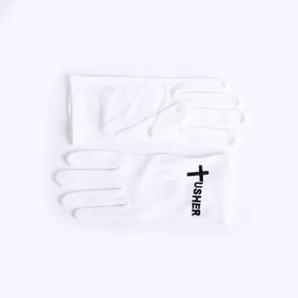 Gloves White Usher