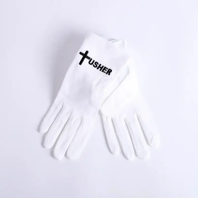Gloves White Usher