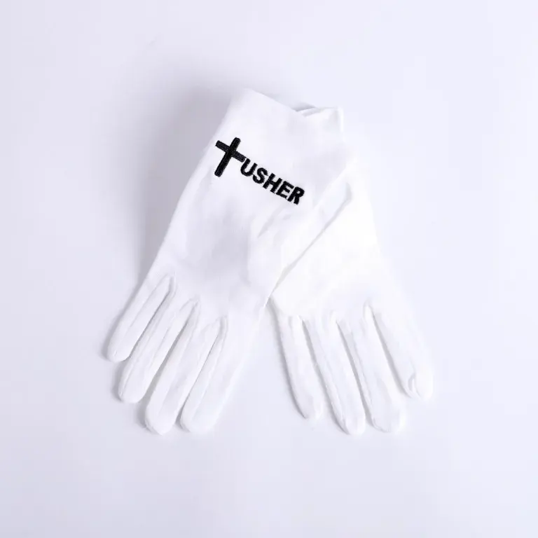 Gloves White Usher