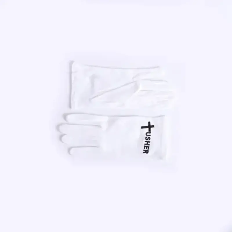 Gloves White Usher