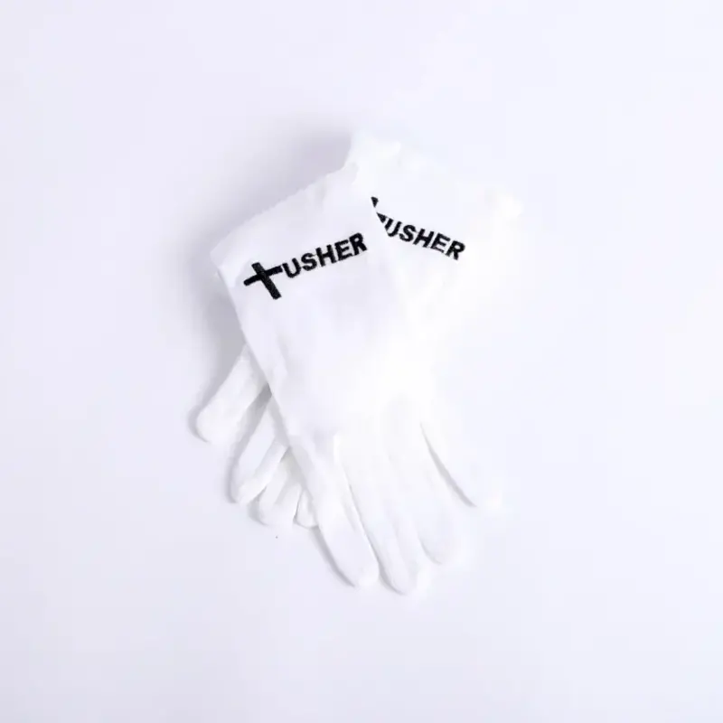 Gloves White Usher